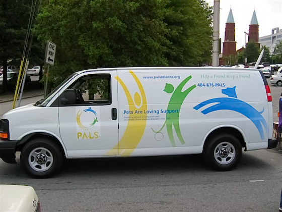 Post image for nonprofits are easily identified with van graphics