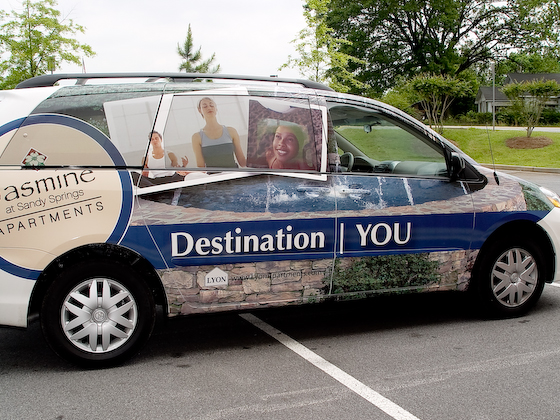 Post image for varying van wrap designs showcase multiple services