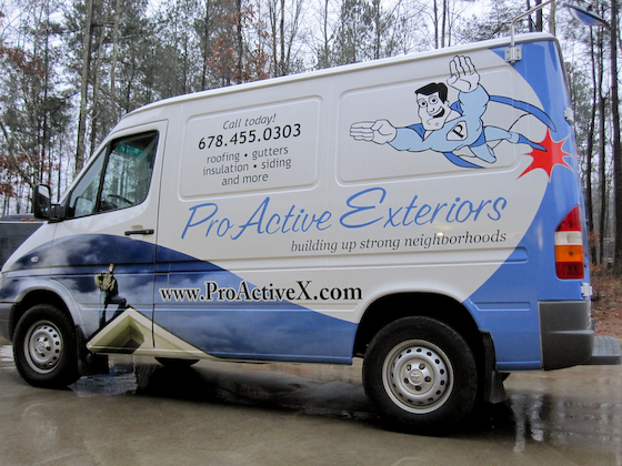 Thumbnail image for Sprinter fleet for Cumming’s ProActive Exteriors