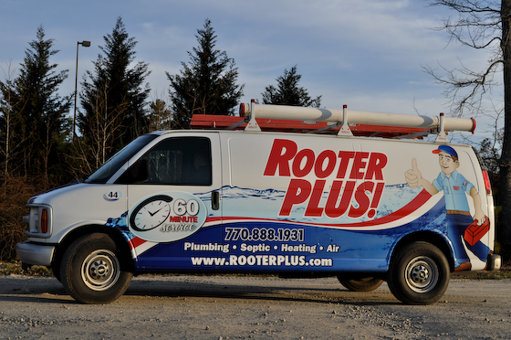 Post image for a clean new look for the RooterPLUS van fleet