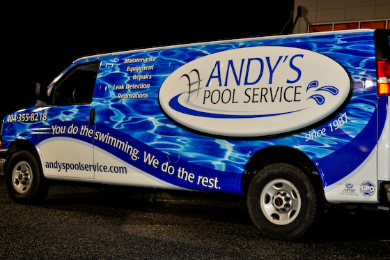 Post image for van wraps make the phone ring for Atlanta pool company