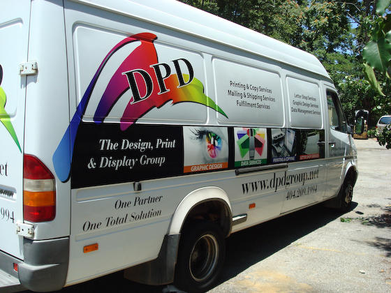 Post image for decals turn Sprinter into travelling brochure