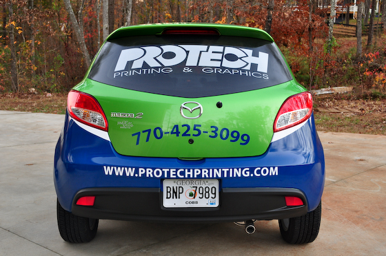 Thumbnail image for wrapped car serves as additional salesperson