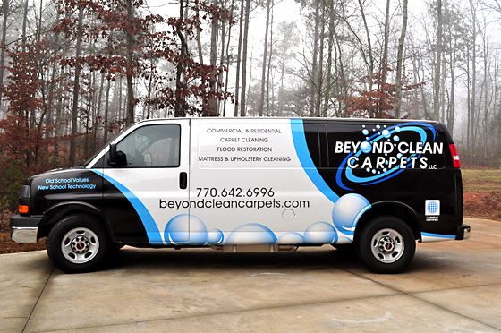 roswell-carpet-cleaning-van-wrap