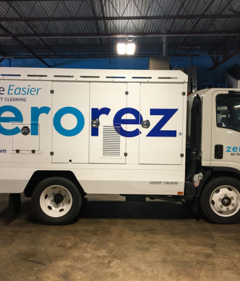 Branded vehicle fleet for Zerorez