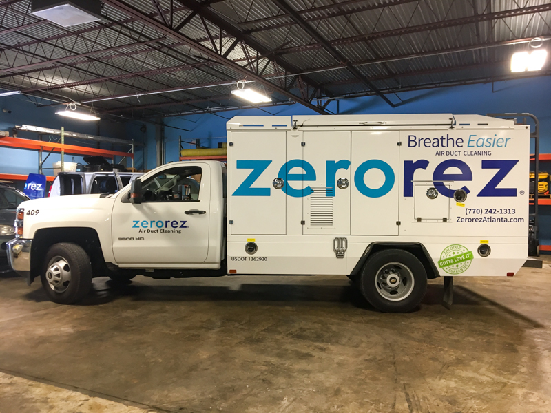 Zerorez vehicle branding